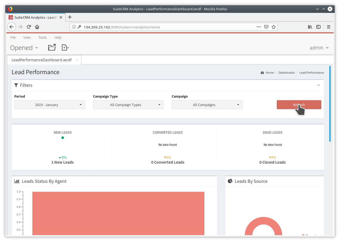 SuiteCRM Web Analytics